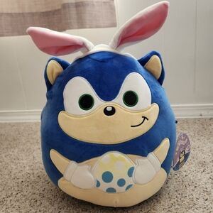 New Squishmallows Sonic Easter Plushie